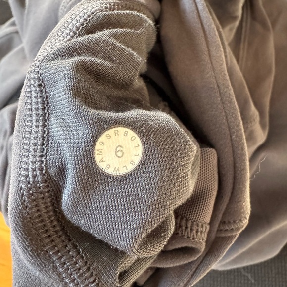 Lululemon cropped align jogger high waist slate gray size 6 GUC - Picture 4 of 4